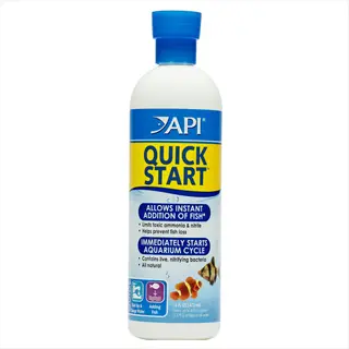api quick start aquarium bacteria bottle - nitrifying bacteria supplement for cycling aquariums and reducing ammonia/nitrite